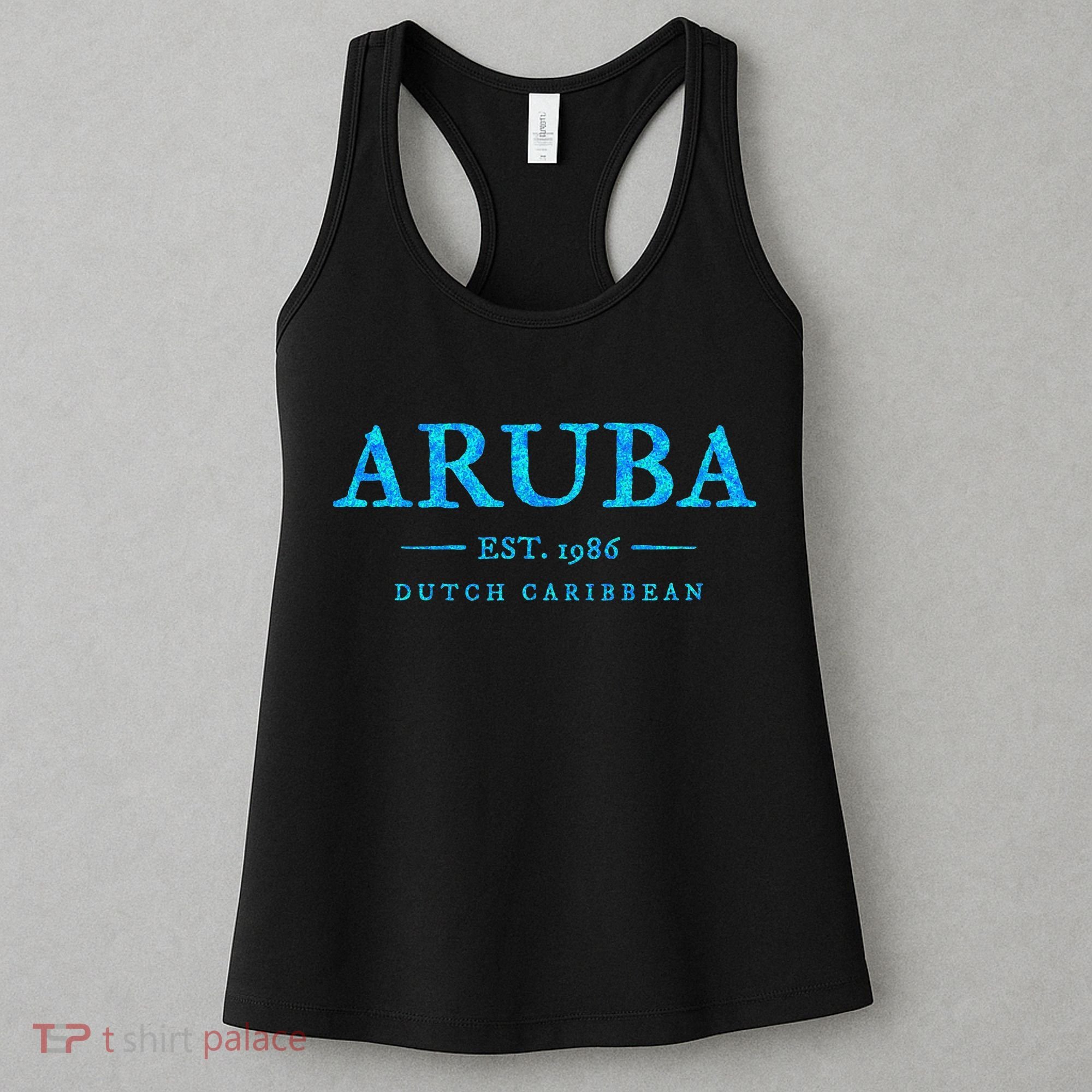 Aruba Throwback Letter Souvenir Women's Tank Top