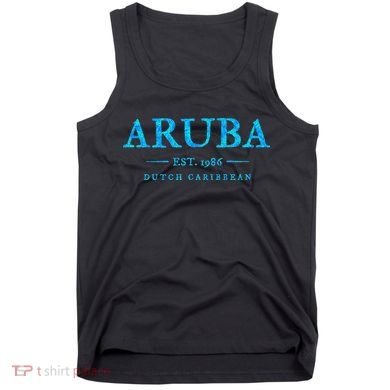 Aruba Throwback Letter Souvenir Tank Top