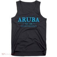 Aruba Throwback Letter Souvenir Tank Top thumb 0