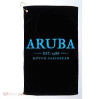 Aruba Throwback Letter Souvenir Golf Towel thumb 0