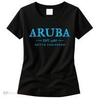 Aruba Throwback Letter Souvenir Women's T-Shirt thumb 0