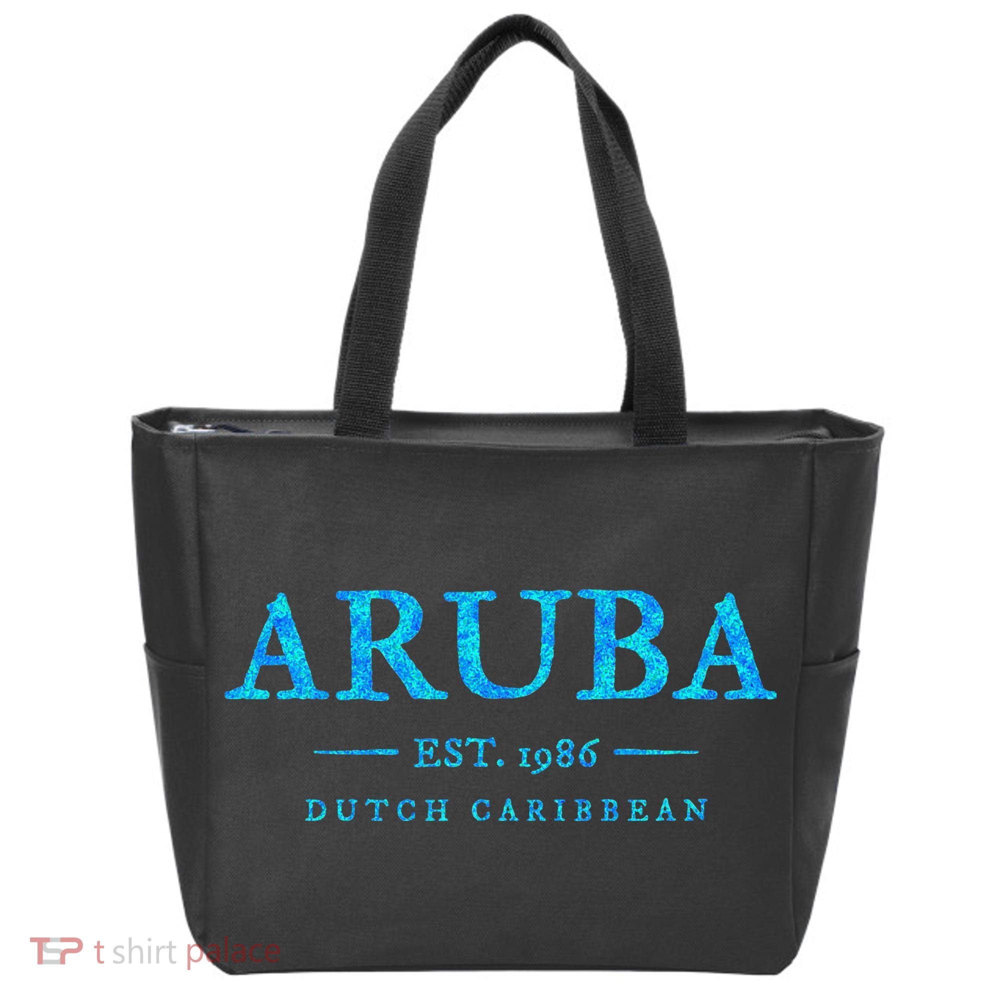 Aruba Throwback Letter Souvenir Tote Bag