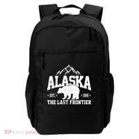 Alaska The Last Frontier EST 1959 Grizzly Bear Mountains Backpack thumb 0
