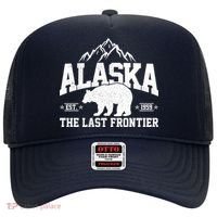 Alaska The Last Frontier EST 1959 Grizzly Bear Mountains Hat thumb 0