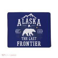 Alaska The Last Frontier Adventure Alaskan Home Gift Mousepad thumb 0