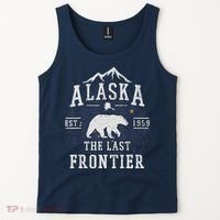 Alaska The Last Frontier Adventure Alaskan Home Gift Tank Top thumb 2