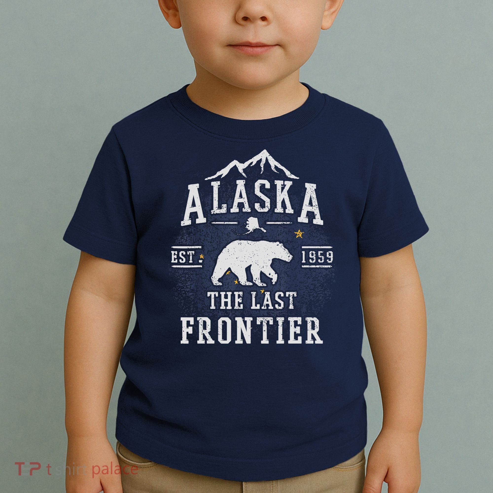 Alaska The Last Frontier Adventure Alaskan Home Gift Toddler T-Shirt