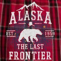 Alaska The Last Frontier Adventure Alaskan Home Gift Men's Flannel Plaid Pajama Pants thumb 2