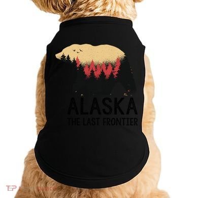 Alaska The Last Frontier Souvenir Gift Doggie Tank