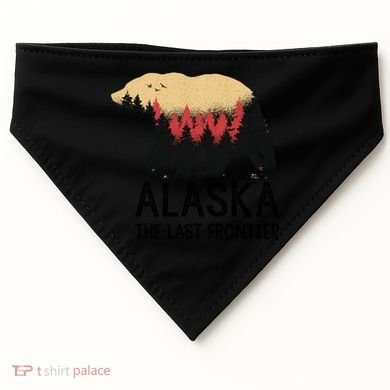 Alaska The Last Frontier Souvenir Gift USA-Made Doggie Bandana