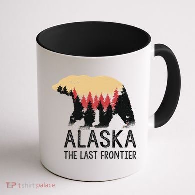Alaska The Last Frontier Souvenir Gift Coffee Mug back