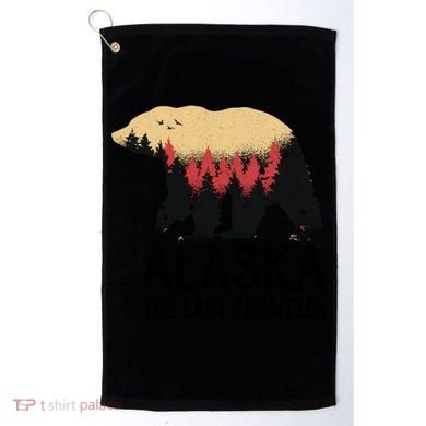 Alaska The Last Frontier Souvenir Gift Golf Towel