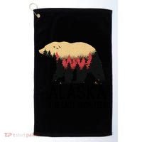 Alaska The Last Frontier Souvenir Gift Golf Towel thumb 0