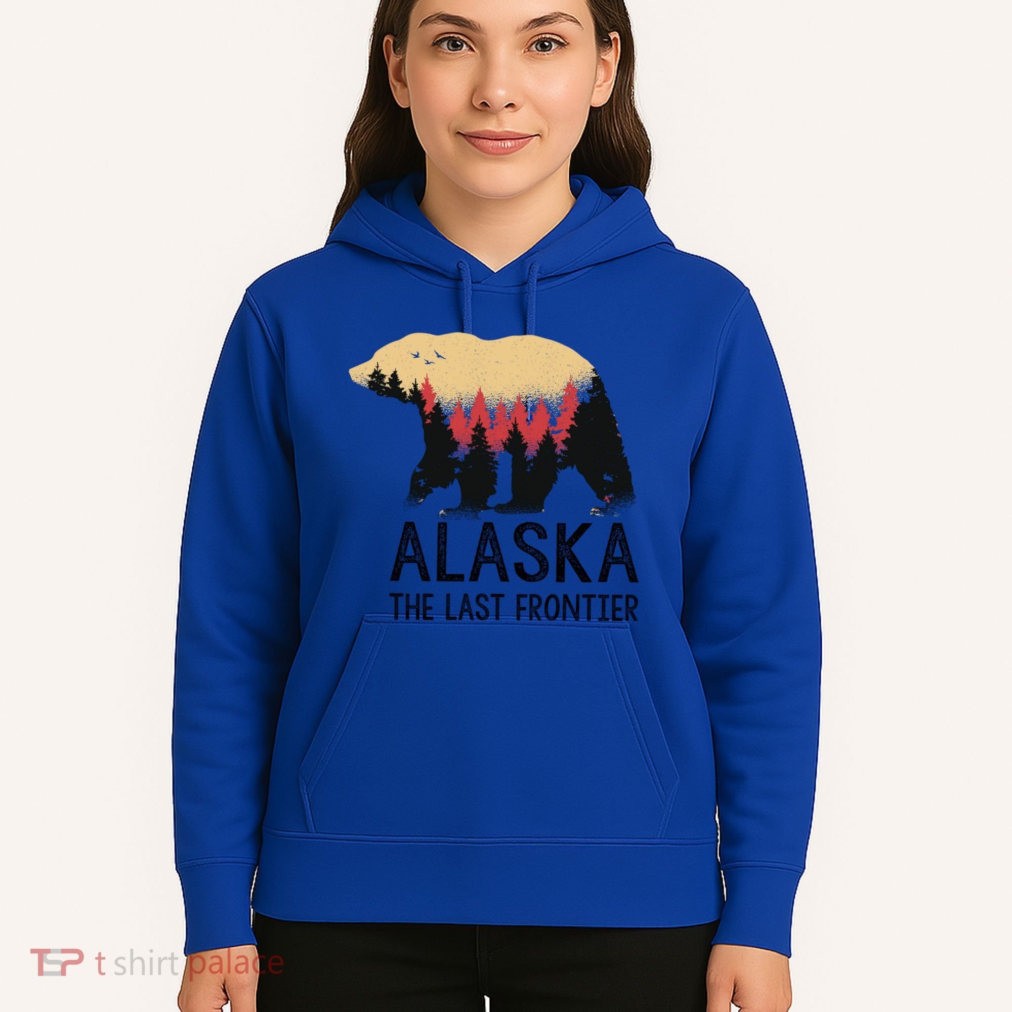 Alaska The Last Frontier Souvenir Gift Hoodie