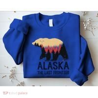 Alaska The Last Frontier Souvenir Gift Sweatshirt thumb 2