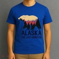 Alaska The Last Frontier Souvenir Gift T-Shirt thumb 3