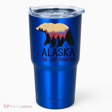 Alaska The Last Frontier Souvenir Gift Tumbler