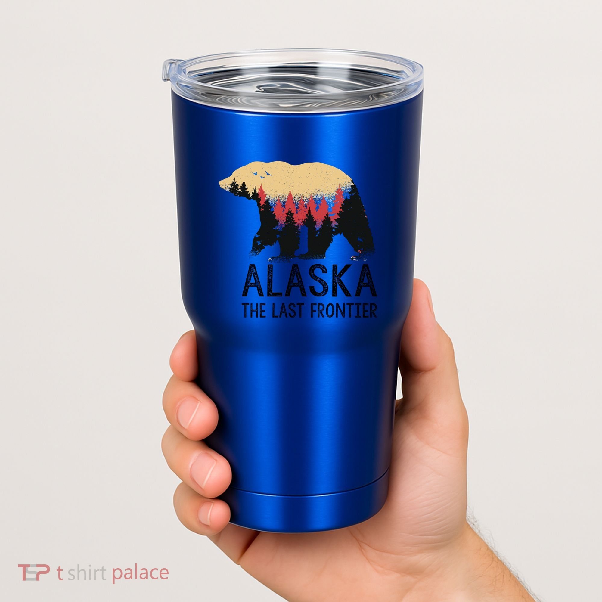 Alaska The Last Frontier Souvenir Gift Tumbler