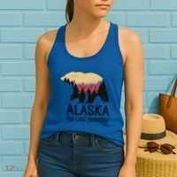 Alaska The Last Frontier Souvenir Gift Women's Tank Top thumb 2
