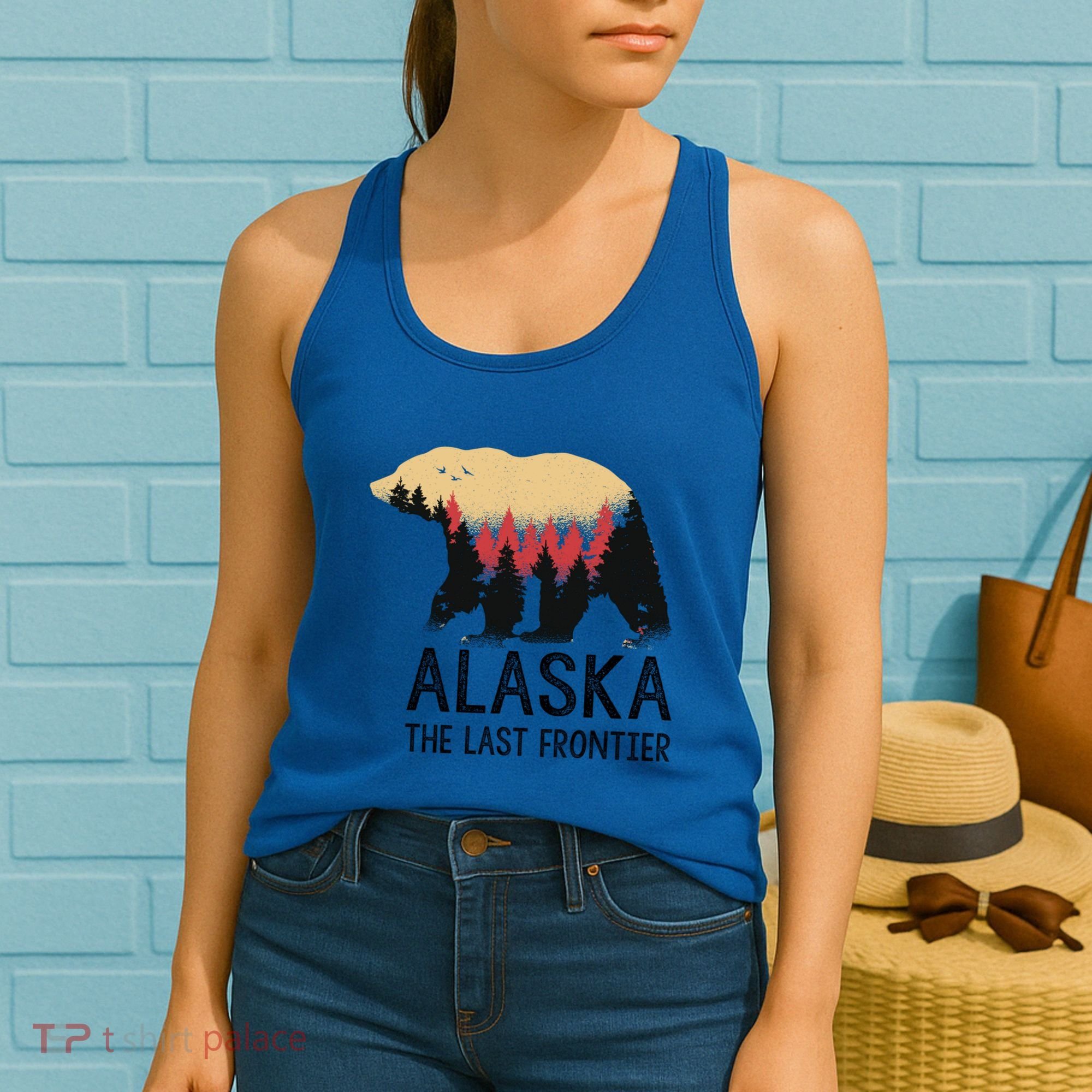 Alaska The Last Frontier Souvenir Gift Women's Tank Top