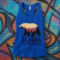 Alaska The Last Frontier Souvenir Gift Women's Tank Top thumb 3