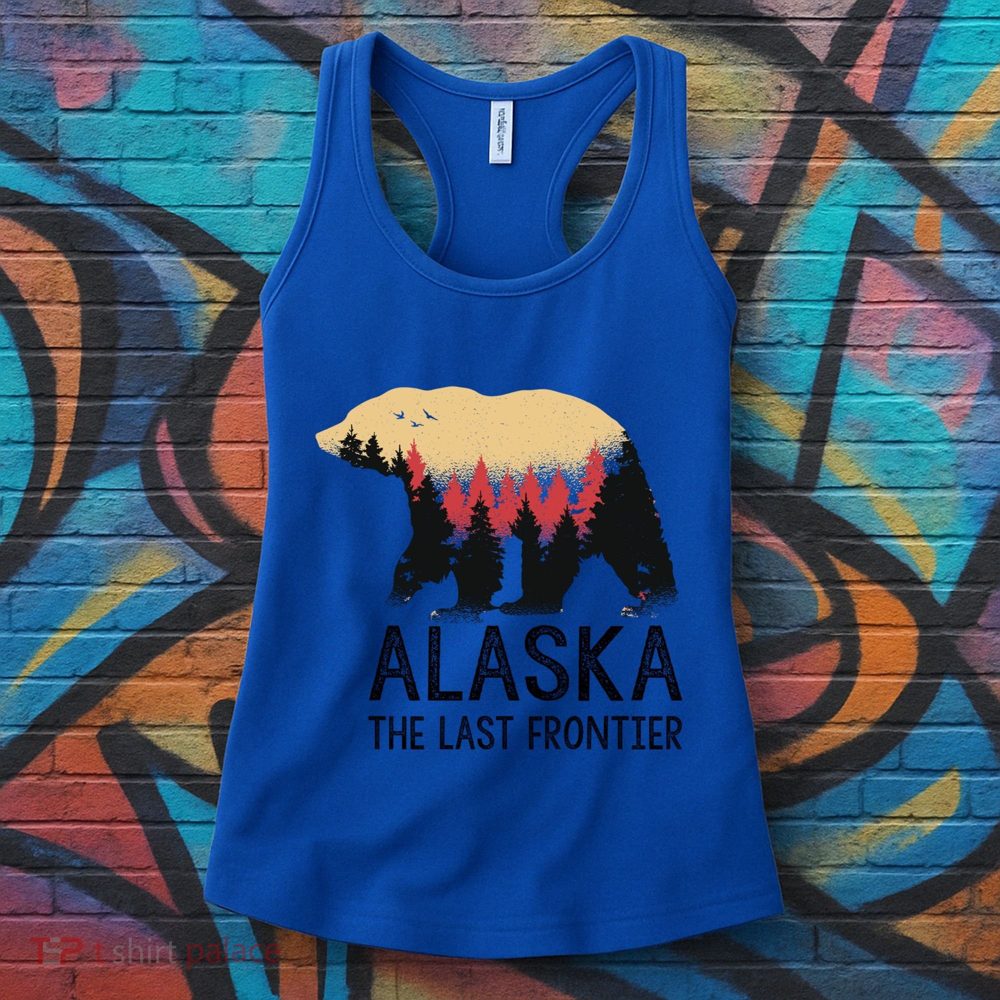 Alaska The Last Frontier Souvenir Gift Women's Tank Top