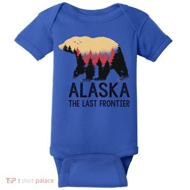 Alaska The Last Frontier Souvenir Gift Baby Bodysuit