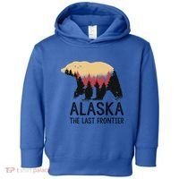 Alaska The Last Frontier Souvenir Gift Toddler Hoodie thumb 0
