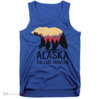 Alaska The Last Frontier Souvenir Gift Tank Top