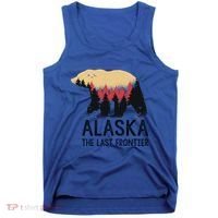 Alaska The Last Frontier Souvenir Gift Tank Top thumb 0