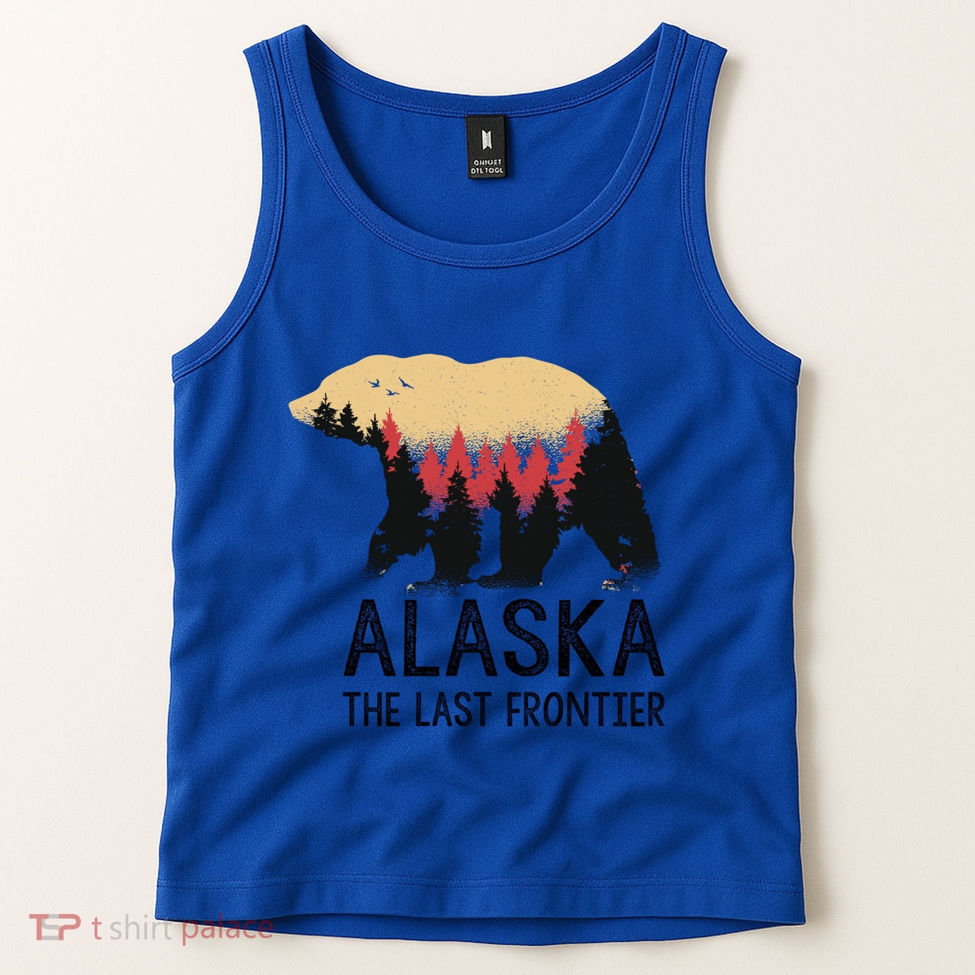 Alaska The Last Frontier Souvenir Gift Tank Top