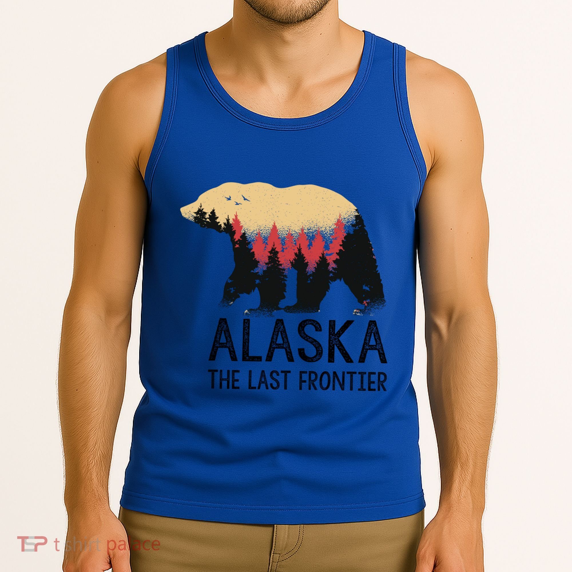 Alaska The Last Frontier Souvenir Gift Tank Top