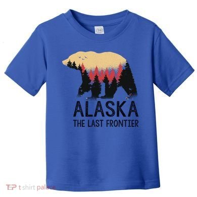 Alaska The Last Frontier Souvenir Gift Toddler T-Shirt