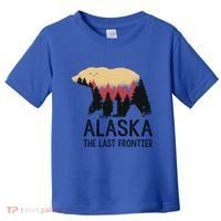 Alaska The Last Frontier Souvenir Gift Toddler T-Shirt thumb 0