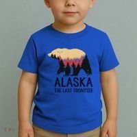 Alaska The Last Frontier Souvenir Gift Toddler T-Shirt thumb 2