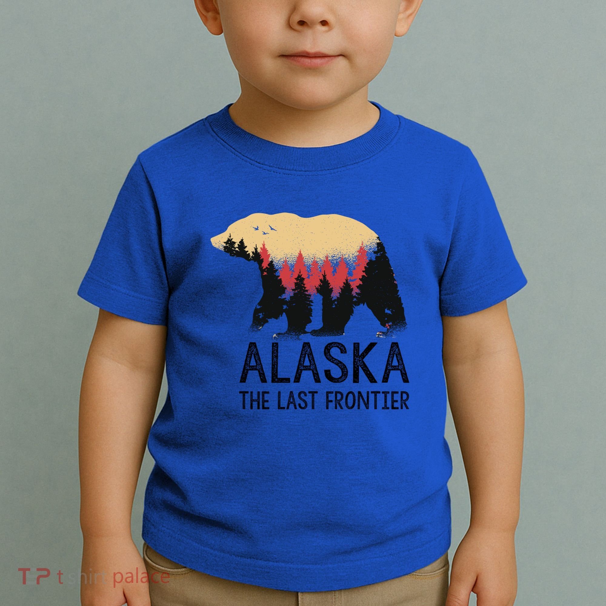 Alaska The Last Frontier Souvenir Gift Toddler T-Shirt