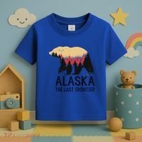 Alaska The Last Frontier Souvenir Gift Toddler T-Shirt thumb 3