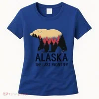 Alaska The Last Frontier Souvenir Gift Women's T-Shirt thumb 0