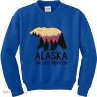 Alaska The Last Frontier Souvenir Gift Kids Sweatshirt thumb 0