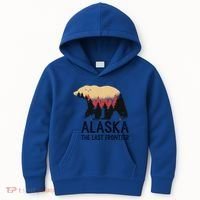 Alaska The Last Frontier Souvenir Gift Kids Hoodie thumb 0