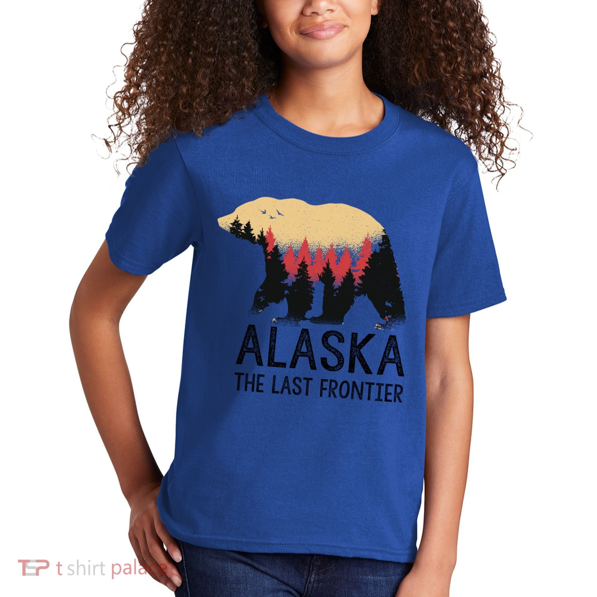 Alaska The Last Frontier Souvenir Gift Kids T-Shirt
