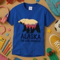 Alaska The Last Frontier Souvenir Gift Kids T-Shirt thumb 3