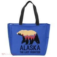 Alaska The Last Frontier Souvenir Gift Tote Bag thumb 0