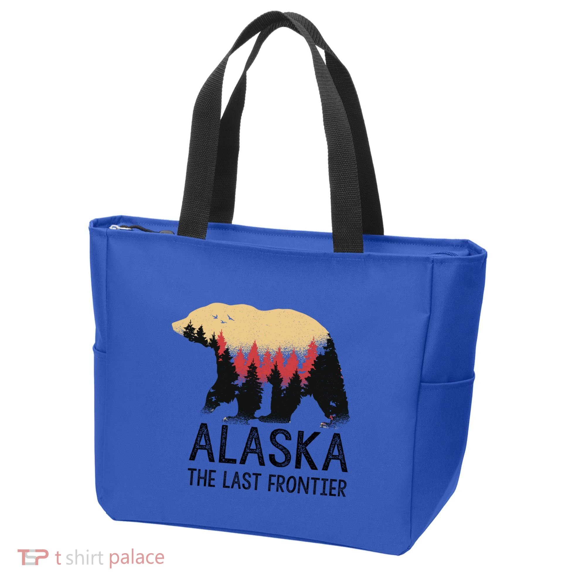 Alaska The Last Frontier Souvenir Gift Tote Bag