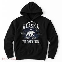 Alaska The Last Frontier Shirts Adventure Alaskan Home Gift Hoodie thumb 0