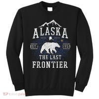 Alaska The Last Frontier Shirts Adventure Alaskan Home Gift Sweatshirt thumb 0
