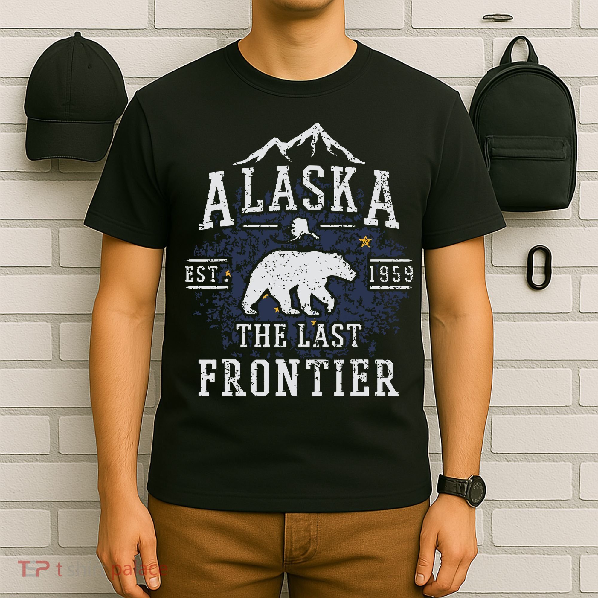 Alaska The Last Frontier Shirts Adventure Alaskan Home Gift T-Shirt