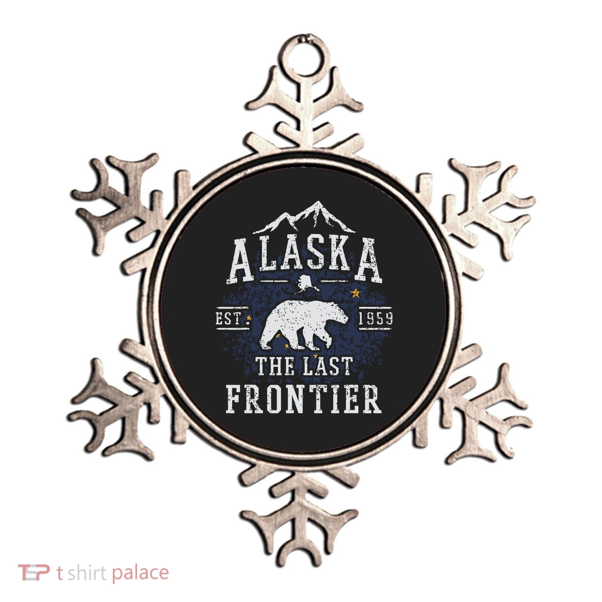 Alaska The Last Frontier Shirts Adventure Alaskan Home Gift Ornament