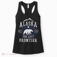 Alaska The Last Frontier Shirts Adventure Alaskan Home Gift Women's Tank Top thumb 0