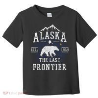 Alaska The Last Frontier Shirts Adventure Alaskan Home Gift Toddler T-Shirt thumb 0